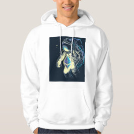 Ätherum Krypto Astronaut - ETH zum Mond Hoodie