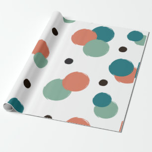 Äthetische Farbpunkte Geschenkpapier