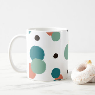 Äthetische Farbpunkte Kaffeetasse