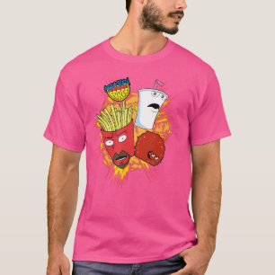 ATHF Frylock schüttelt Meatwad Explosion Lustiger T-Shirt