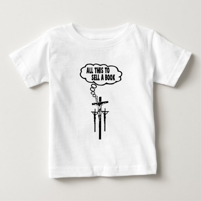 Athiest Bibel Baby T-shirt (Vorderseite)