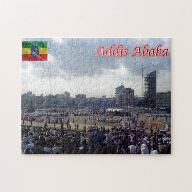Äthiopien - Addis Abeba - Meskal-Platz - (Horizontal)