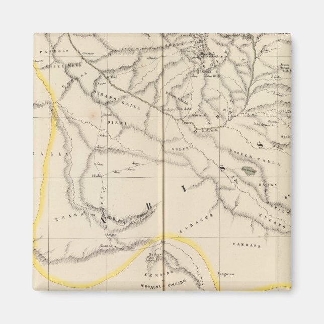 Äthiopien, Afrika 32 Magnet (Vorne)