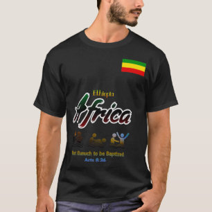 Äthiopien Afrika Erste Taufe T-Shirt