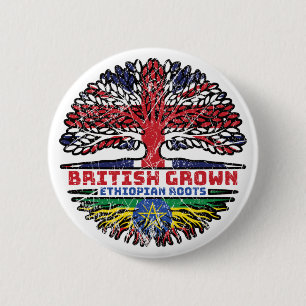 Äthiopien Äthiopisches UK Vereinigtes Königreich B Button