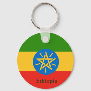 Äthiopien Flag Afrika Schlüsselanhänger
