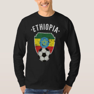 Äthiopien Fußball Äthiopien Flag Fußball Äthiopien T-Shirt