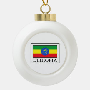 Äthiopien Keramik Kugel-Ornament