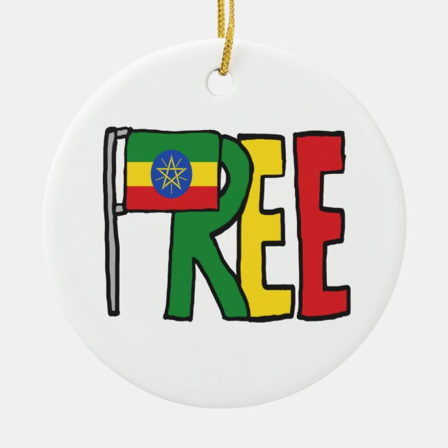 Äthiopien Keramik Ornament (Vorne)