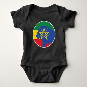 Äthiopien Lion Äthiopische Nationale Tierflagge Baby Strampler