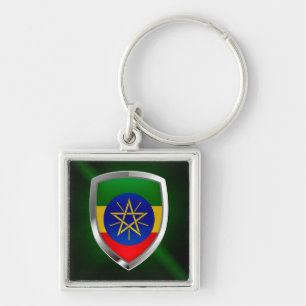 Äthiopien Mettalic Emblem Schlüsselanhänger