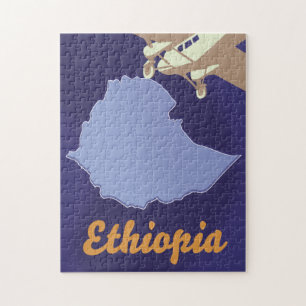 Äthiopien-Reiseposter