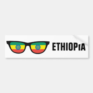 Äthiopien Shades-Autoaufkleber Autoaufkleber