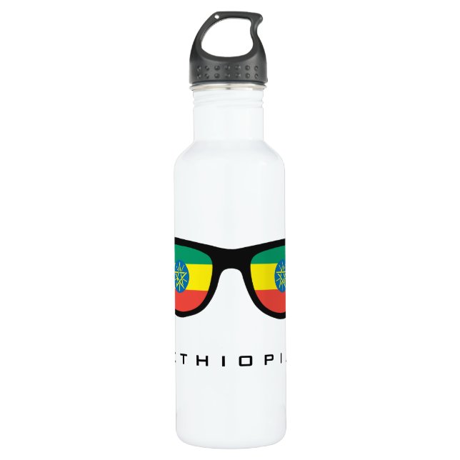 Äthiopien Shades Brunnenflaschen Trinkflasche (Vorderseite)