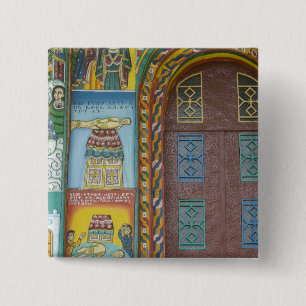 Äthiopien: Tigray Region, Axum, Christ Church, Button