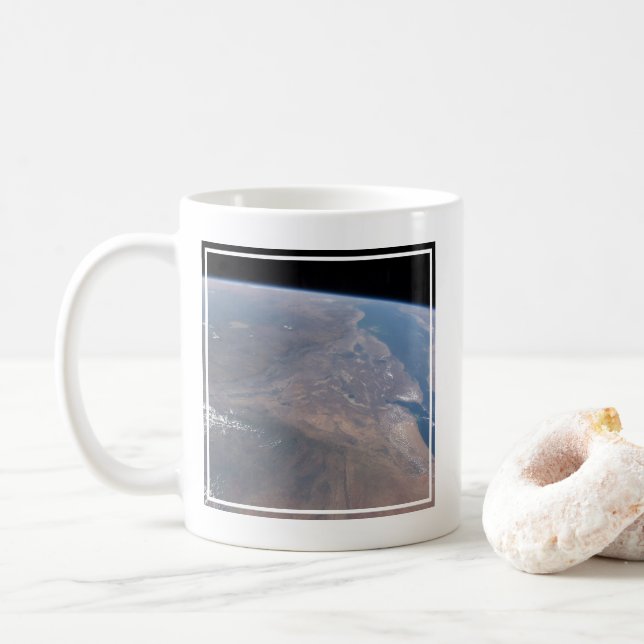 Äthiopien und ein Teil des Roten Meeres Kaffeetasse (Mit Donut)