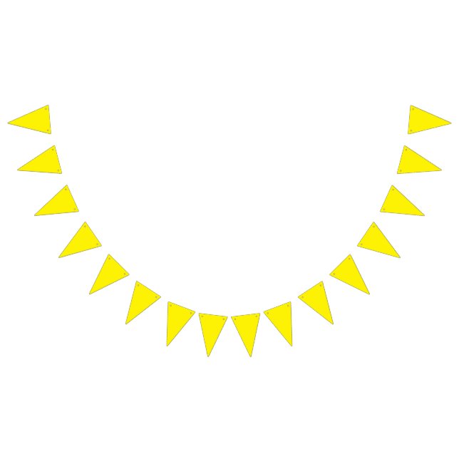 Äthiopiens Neujahrsgelb Wimpelkette (Alle)