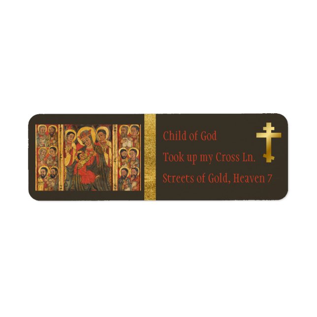 Äthiopisch-orthodox l Theotokos l Personalize, (Vorne)