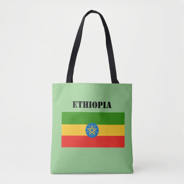 Äthiopische Flagge Afrika Totschlag Tasche (Vorderseite)