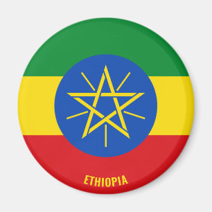 Äthiopische Flagge Charming Patriotic Magnet