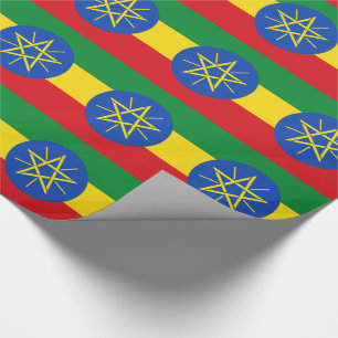 Äthiopische Flagge Geschenkpapier