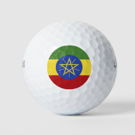Äthiopische Flagge Golfball