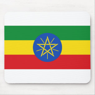 Äthiopische Flagge Mousepad