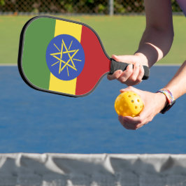 Äthiopische Flagge Pickleball Schläger