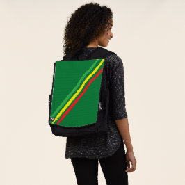 Äthiopische Flagge / Rasta-Flagge Rucksack