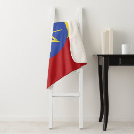 Äthiopische Flagge Sherpadecke