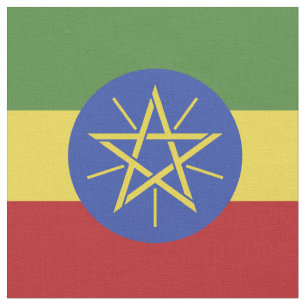 Äthiopische Flagge Stoff