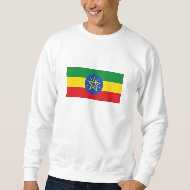 Äthiopische Flagge Sweatshirt (Vorderseite)