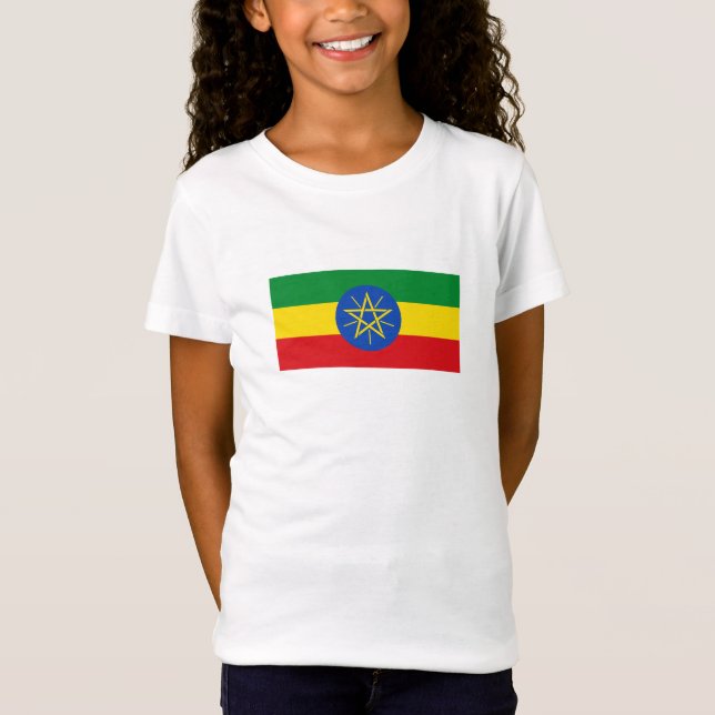 Äthiopische Flagge T-Shirt (Vorderseite)