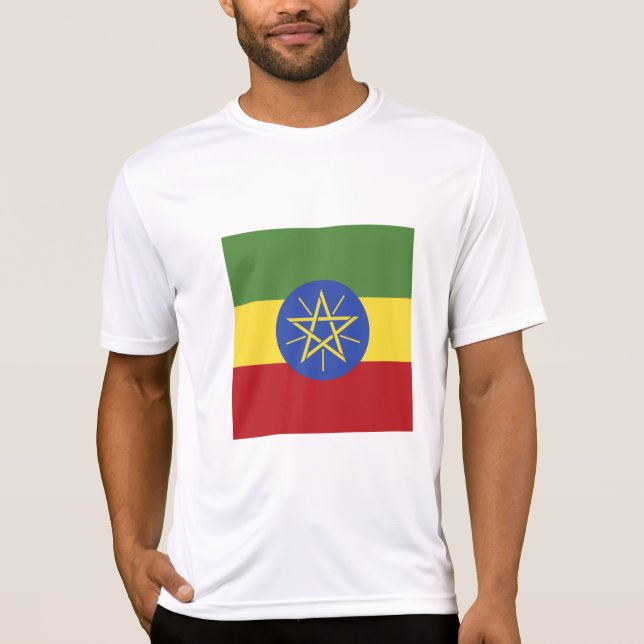 Äthiopische Flagge T-Shirt (Vorderseite)