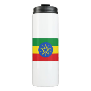 Äthiopische Flagge Thermosbecher