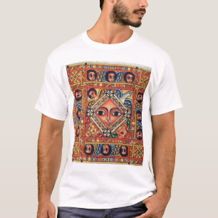 Äthiopische Kirchen-Malerei - Engels-Weiß-T - T-Shirt
