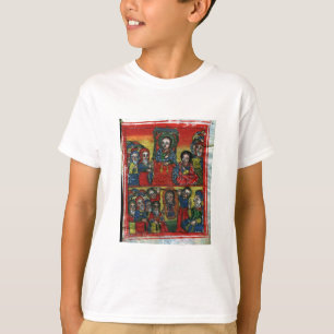 Äthiopische Kirchen-Malerei - T - Shirt für Kind