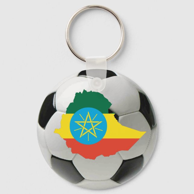 Äthiopische Nationalmannschaft Schlüsselanhänger (Vorderseite)