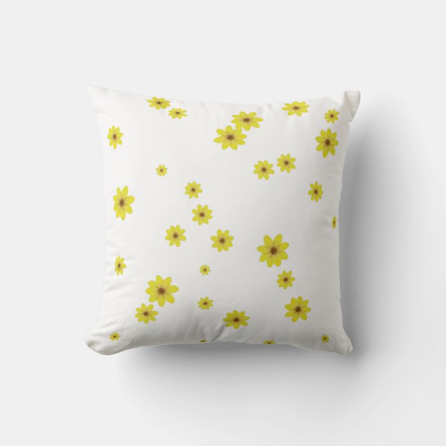 Äthiopische Neujahrsnacht Adey Ababa-Blume Kissen (Vorderseite)