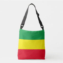 Äthiopische und Rasta-Flagge Tragetaschen Mit Langen Trägern