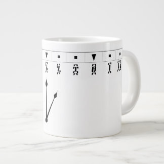 Äthiopische Zahlenuhr Jumbo-Tasse