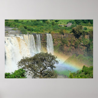 Äthiopischer Nil River Blue Nile Falls 'Tis Abay' Poster