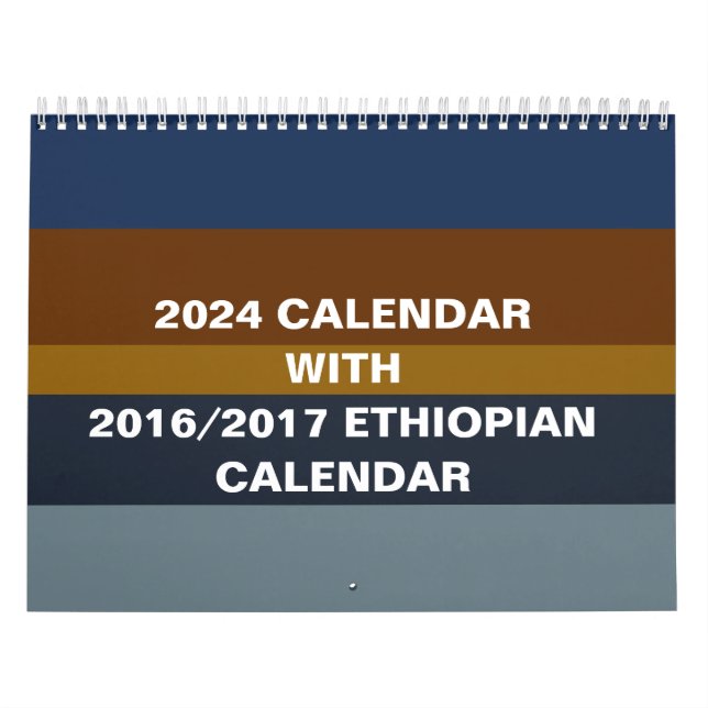 Äthiopischer Wall-Kalender-Konverter für das Jahr  Kalender (Titelbild)