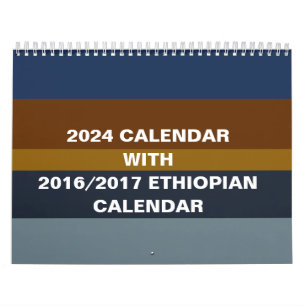 Äthiopischer Wall-Kalender-Konverter für das Jahr Kalender