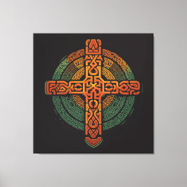 Äthiopisches Kreuz Leinwanddruck