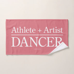 Athlete + Artist = Dancer Badetuch Set
