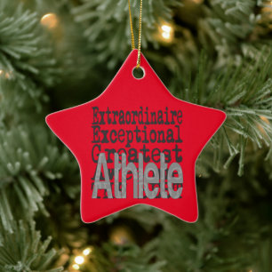 Athlete Extraordinaire Keramik Ornament