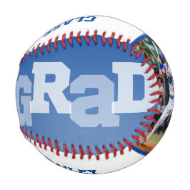 Athlete GRAD Blue Ombre Abschluss Foto Baseball