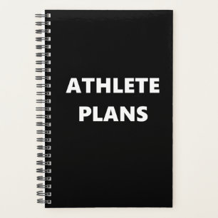 Athlète Planificateur Sport Thème Plans d'Athlè