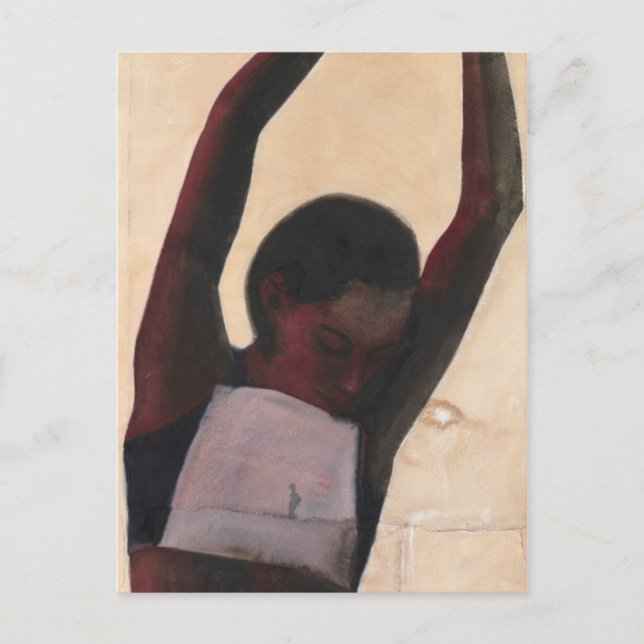 Athlete Postkarte (Vorderseite)